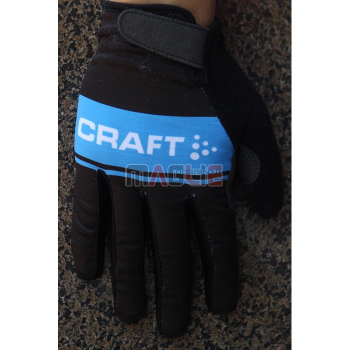 2020 Craft Guanti Dita Lunghe Ciclismo Nero Blu
